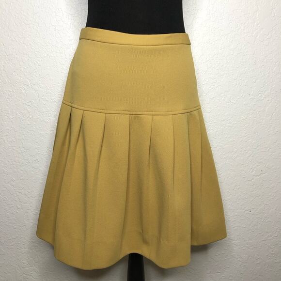Vintage Jack Winter camel gold Dacron polyester vest skirt set size Large 60-70s - Picture 7 of 16